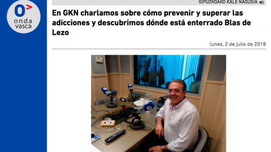 Entrevista a Josean Fernández, presidente de Aergi, en Onda Vasca